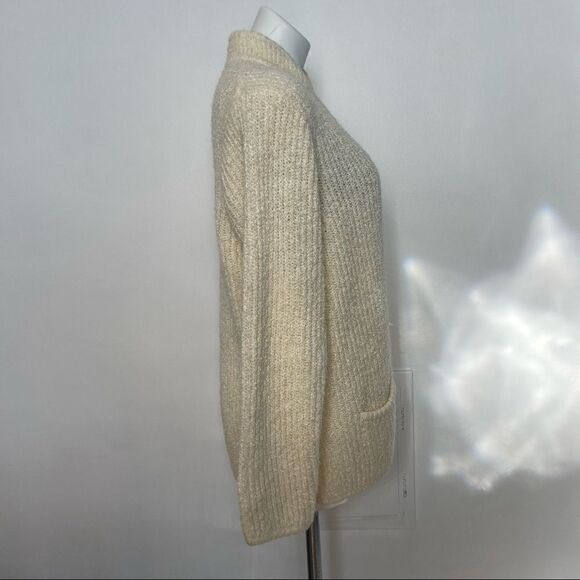 Sideffects California Ivory vintage Open Texture Long Cardigan - Picture 9 of 9